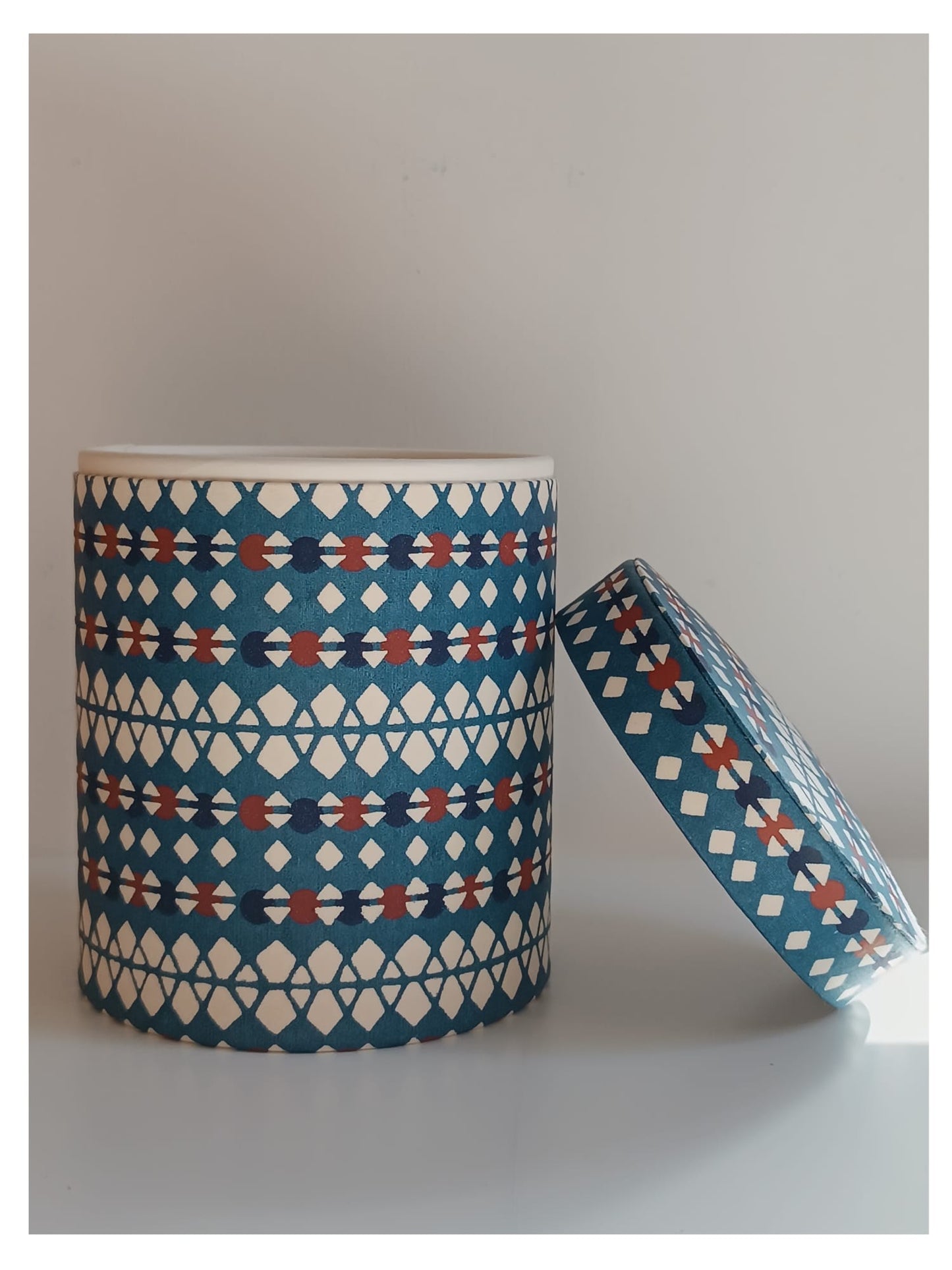 Washi container blue L size