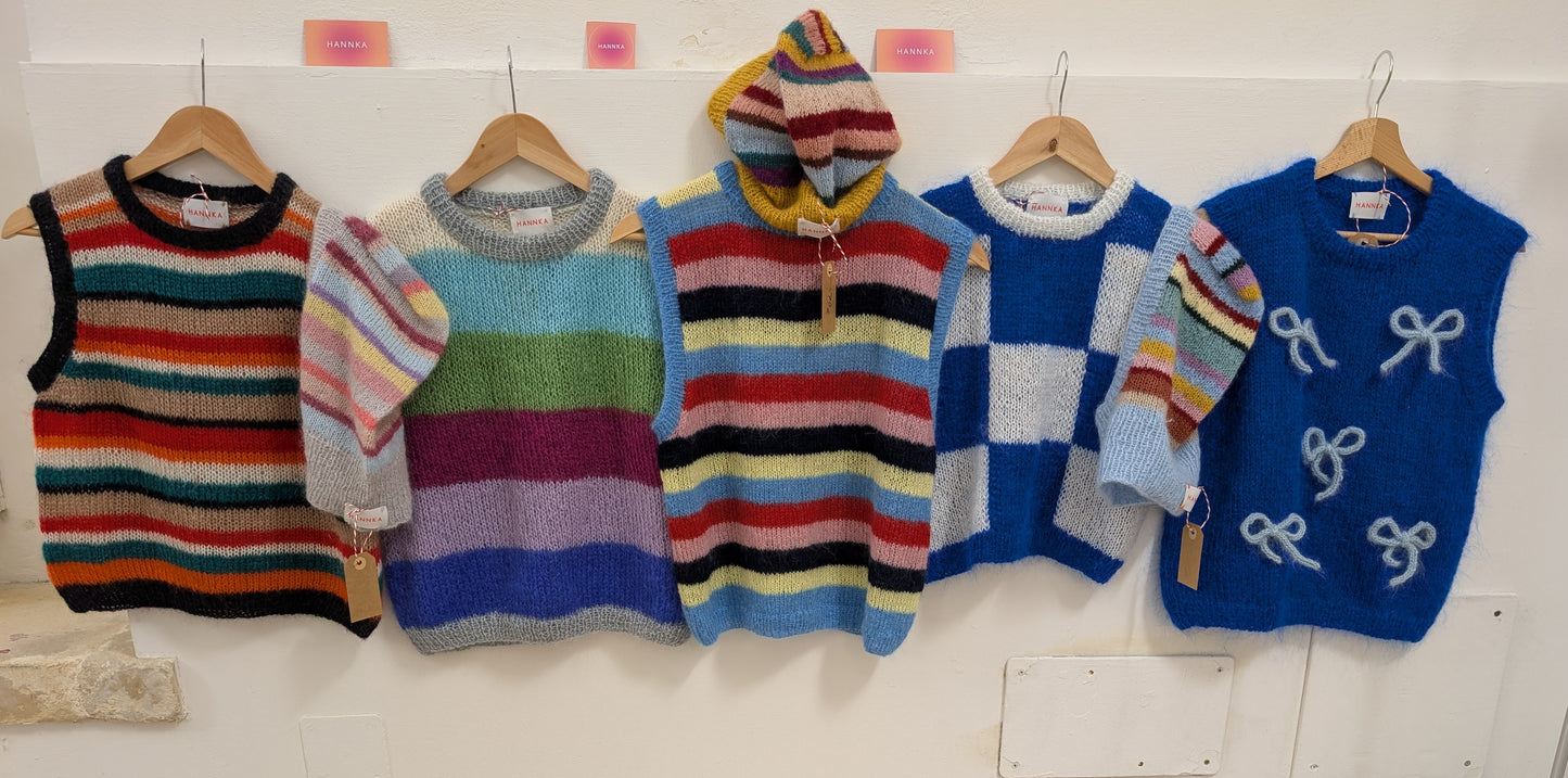 HANNKA Vest - striped color