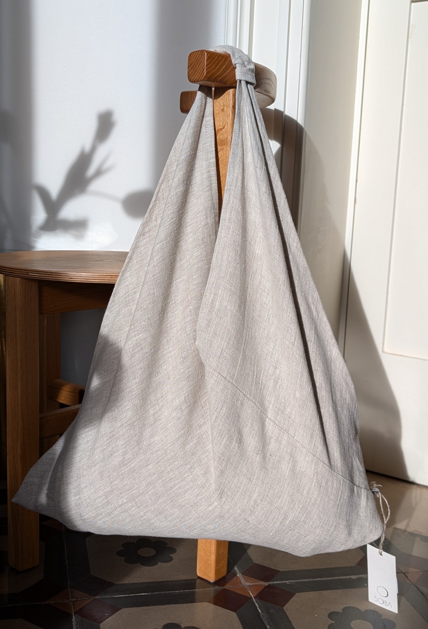 SOBA ORIGAMI Bag - linen beige