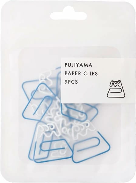 FUJIYAMA paper clips 9pcs