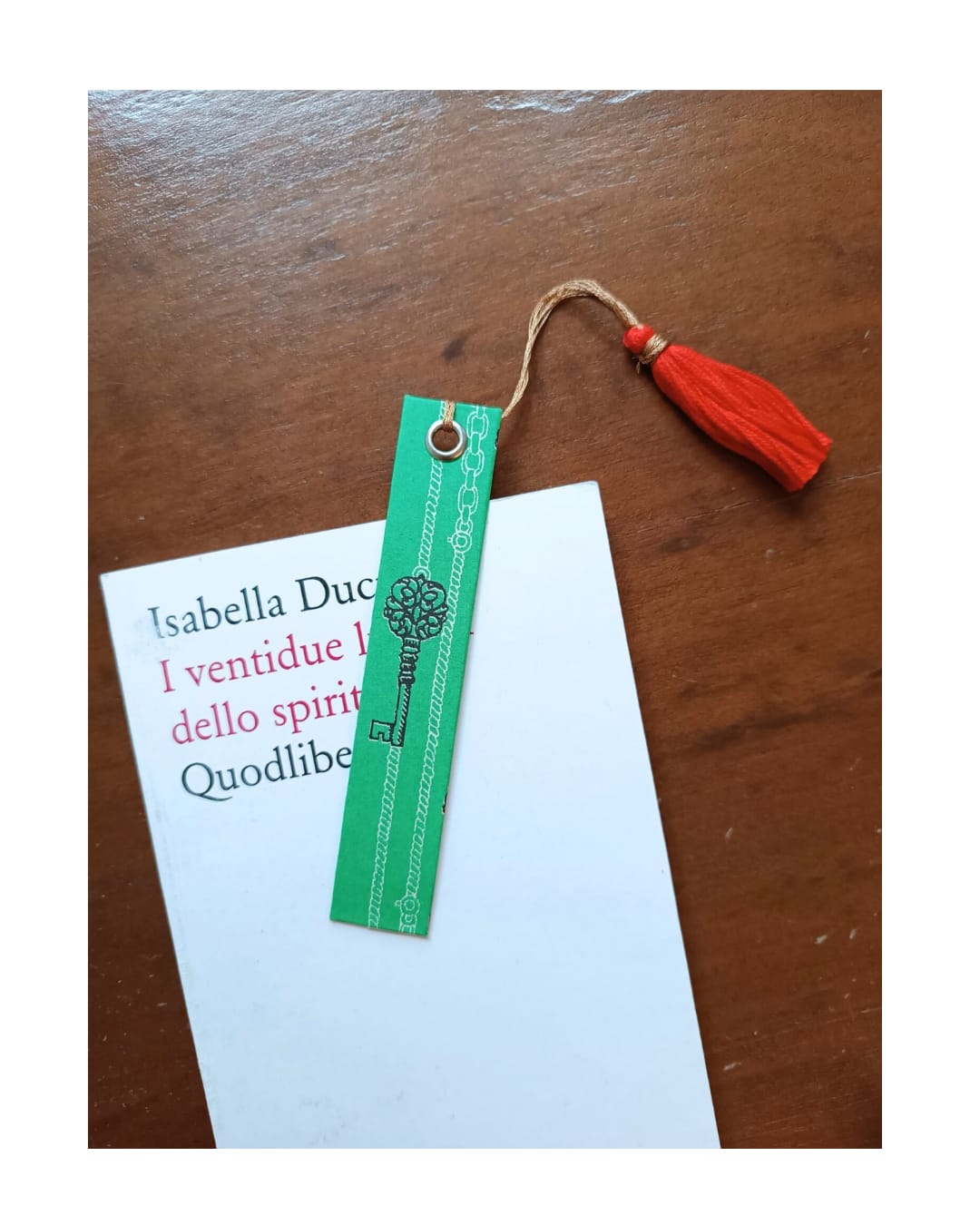 HANDMADE BOOKMARK KEY