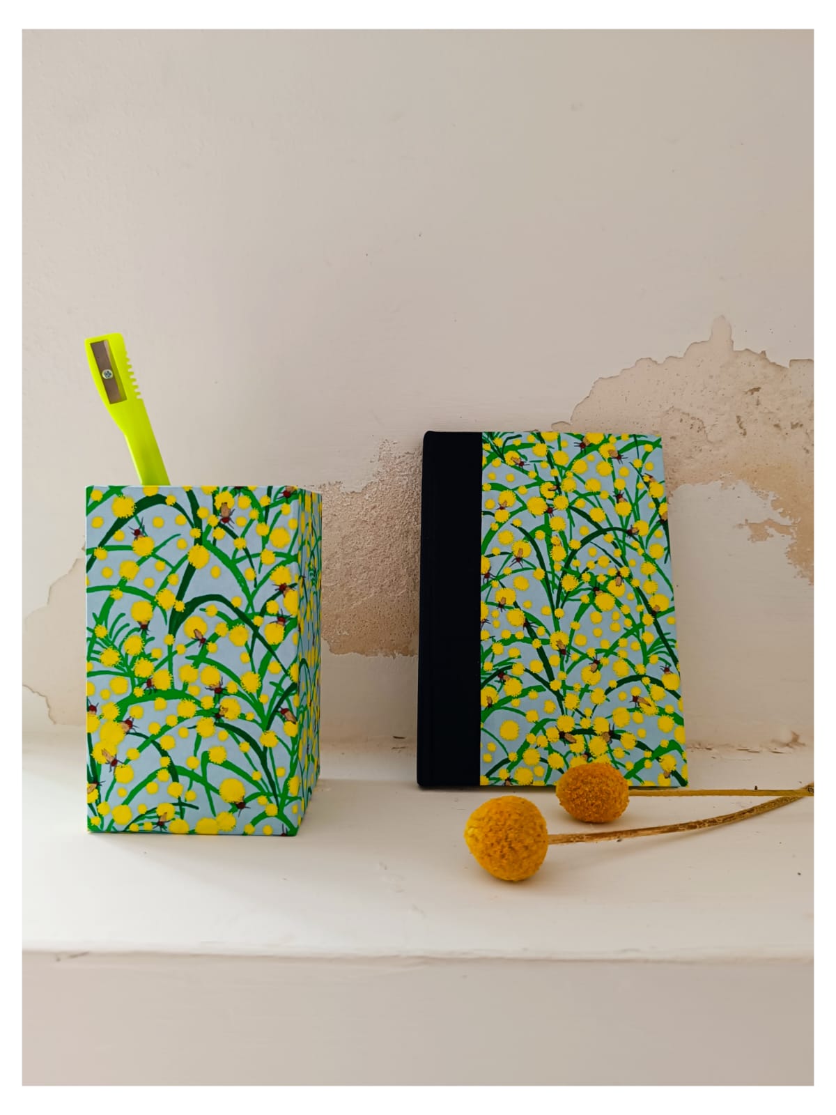 ANYUK Handmade KATAZOME NOTE BOOK HOTARU