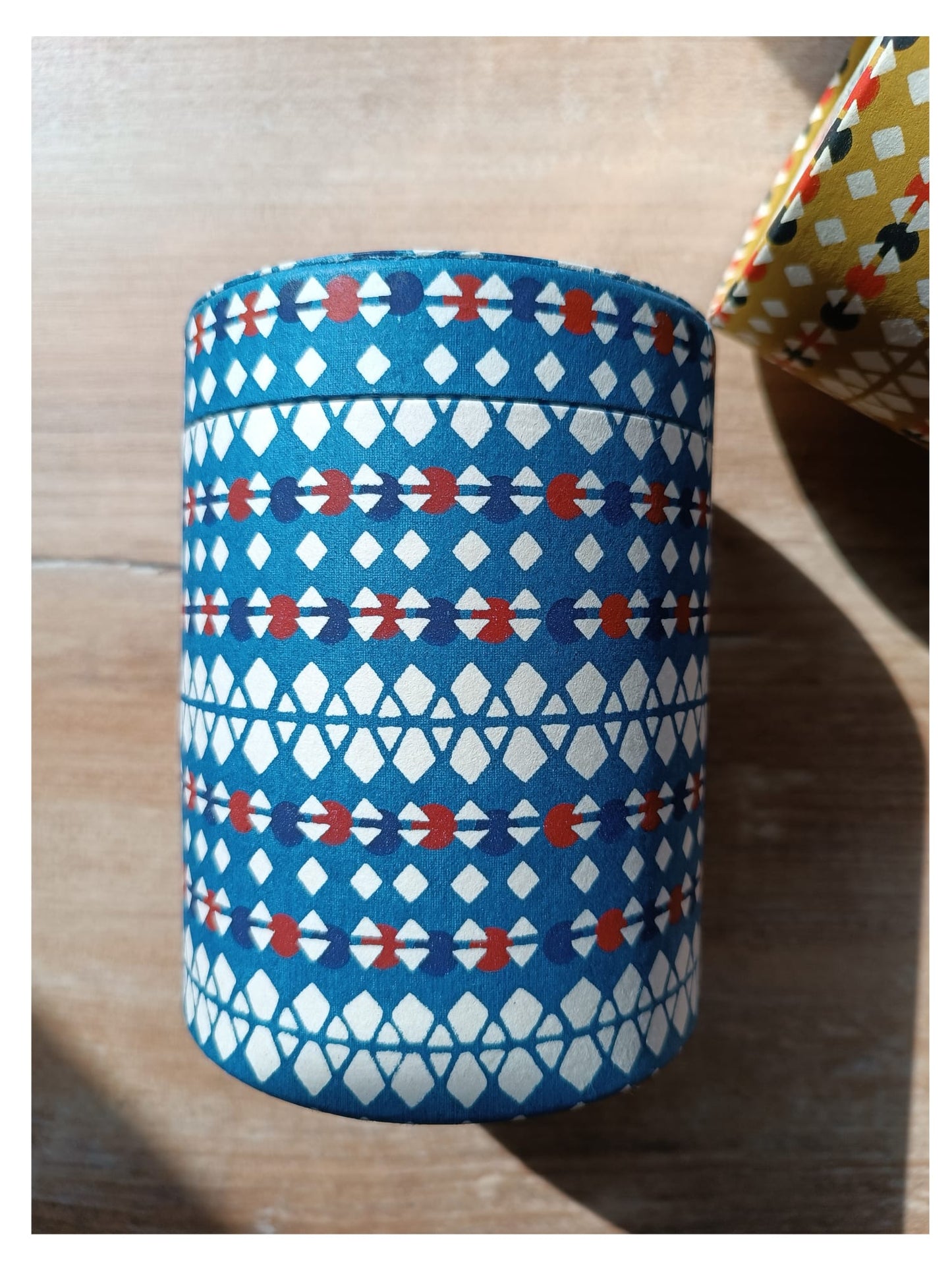 Washi container blue L size