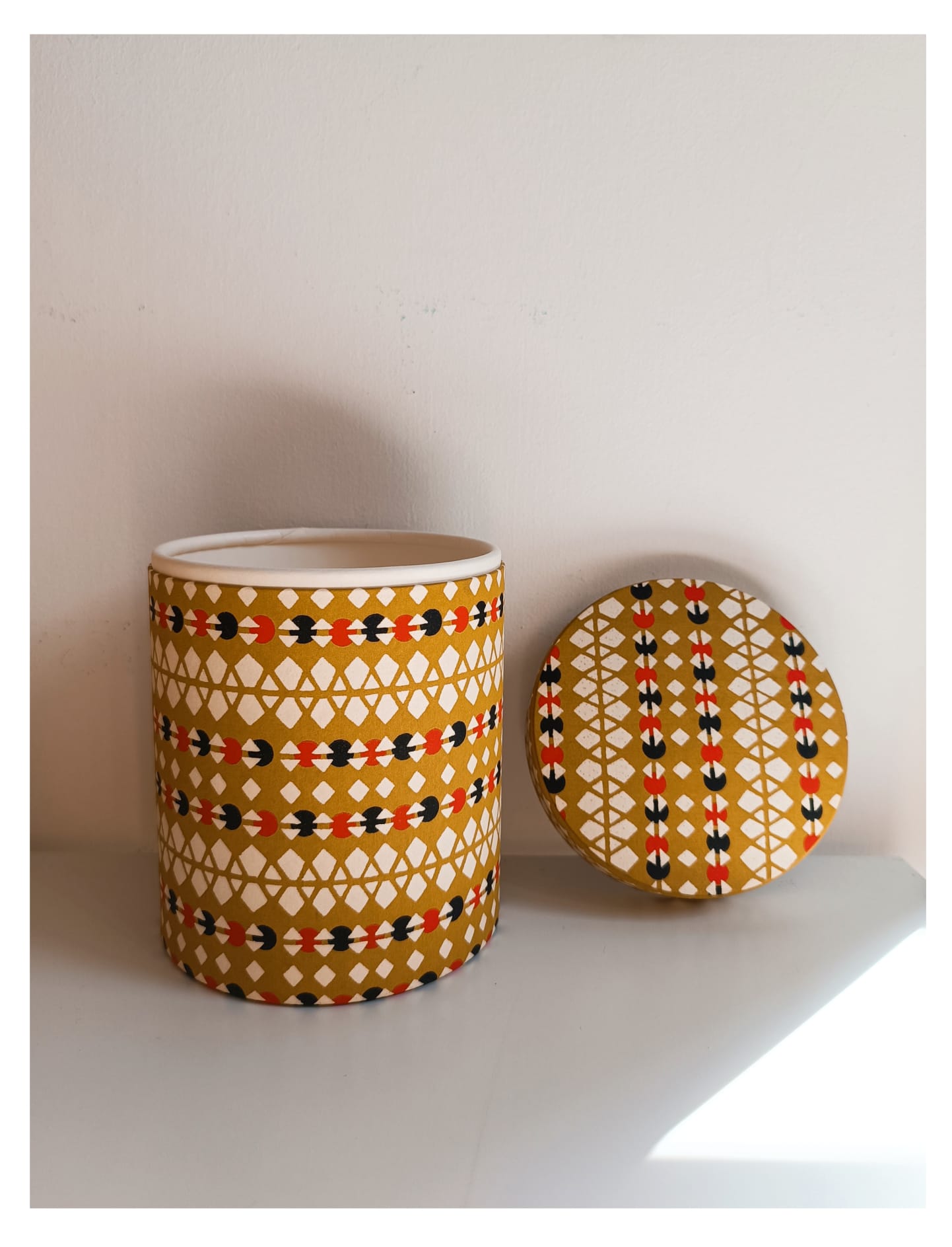 Washi container yellow L size