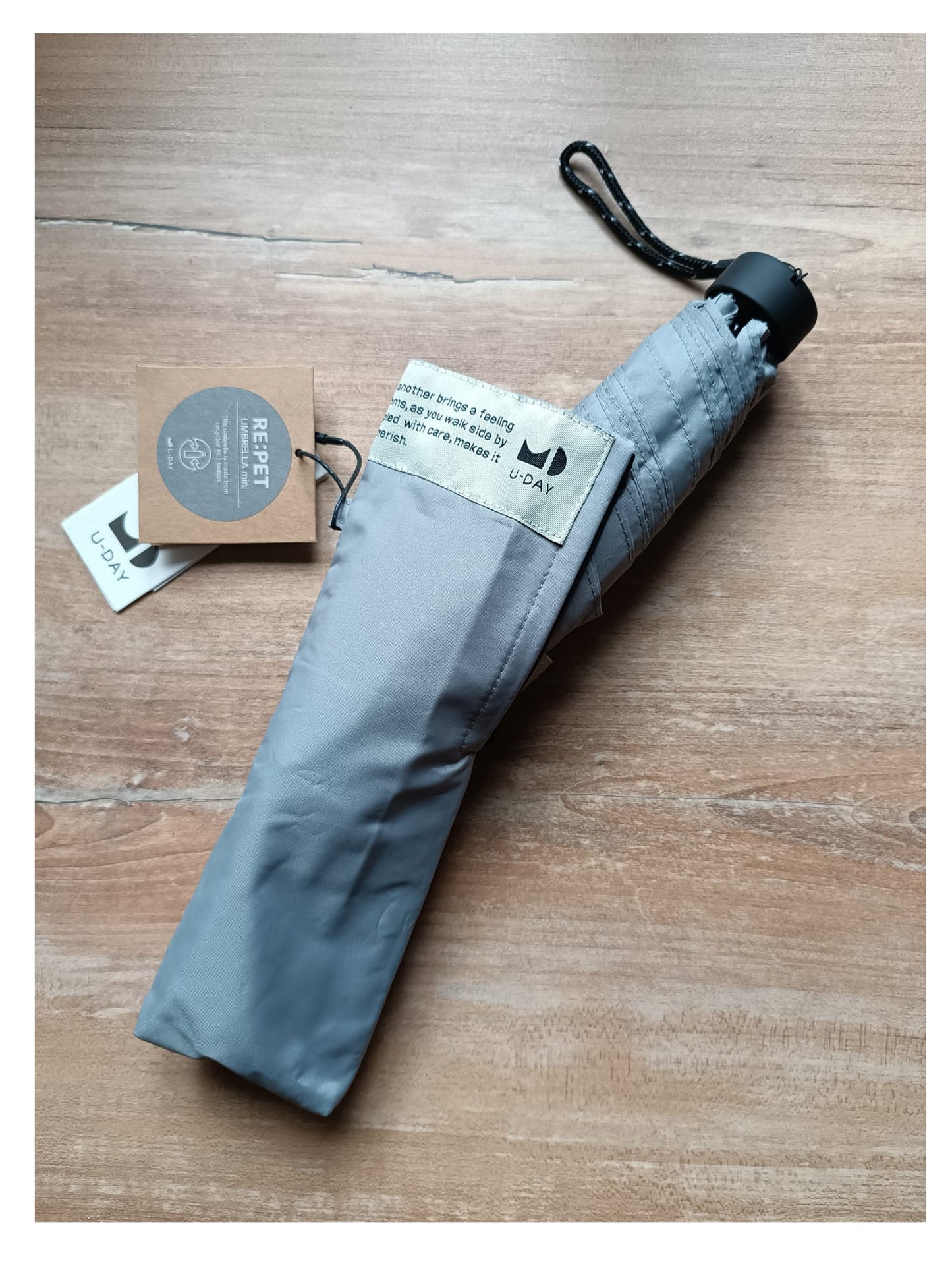 Japanese folding umbrella smoky gray