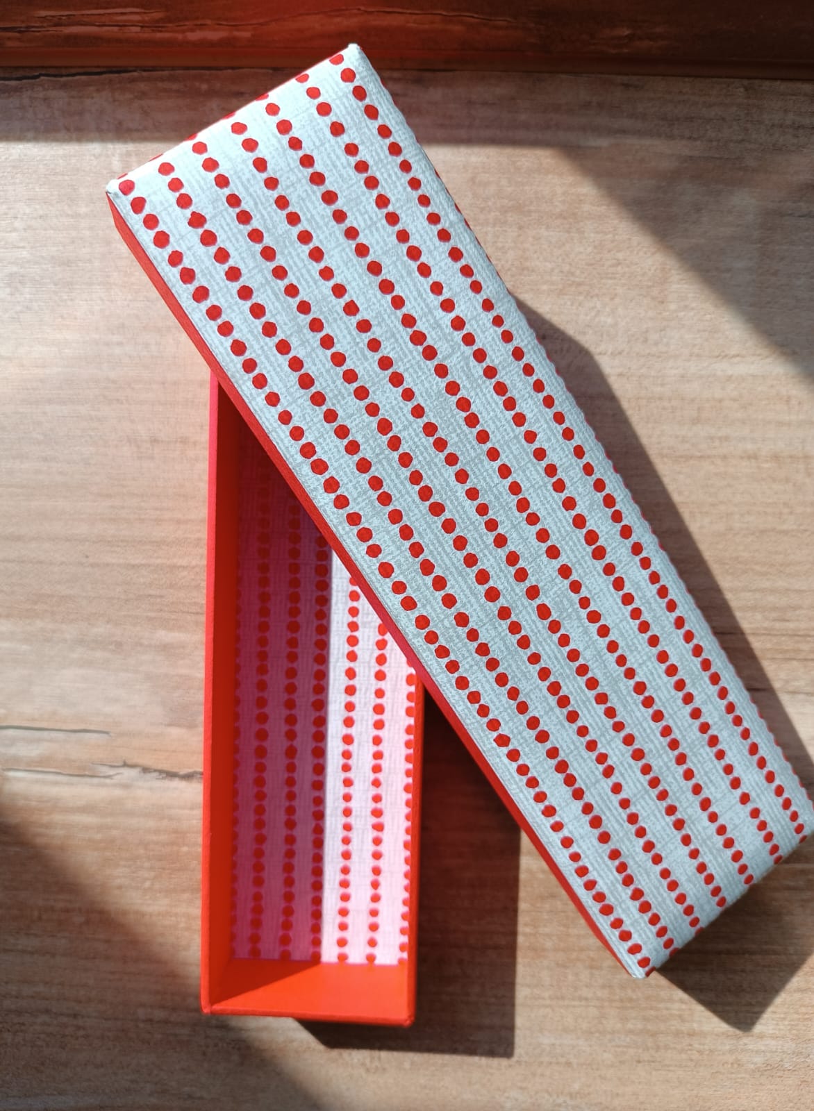 Yuzen Washi pencase red dot