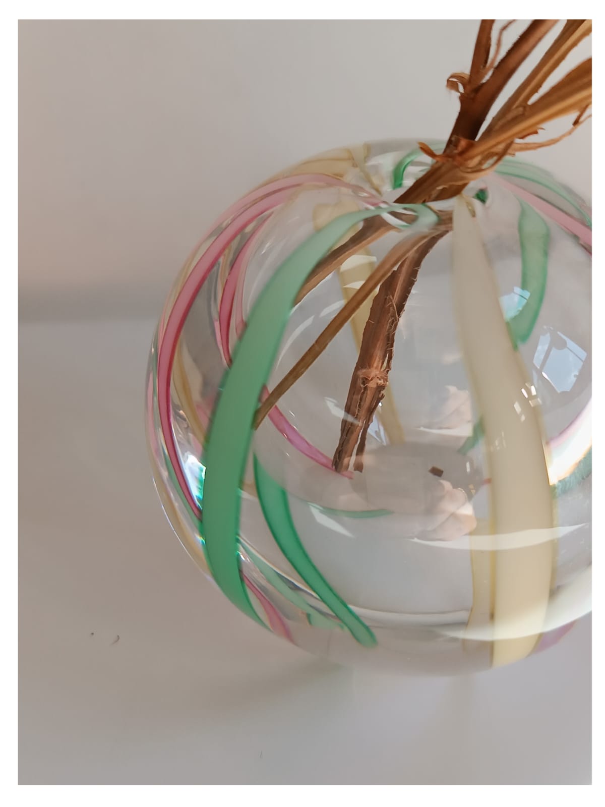 Glass Flower vase - TSUGARU BIIDRO - PINK