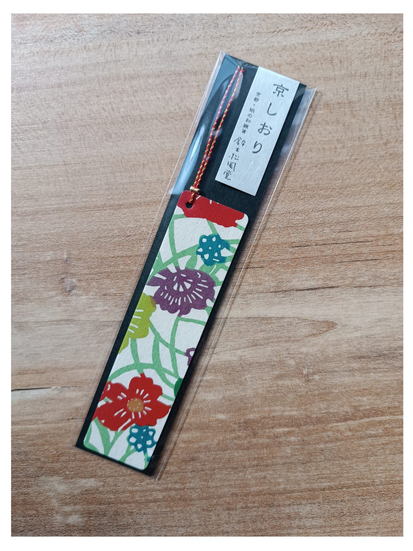 Washi book marker flower