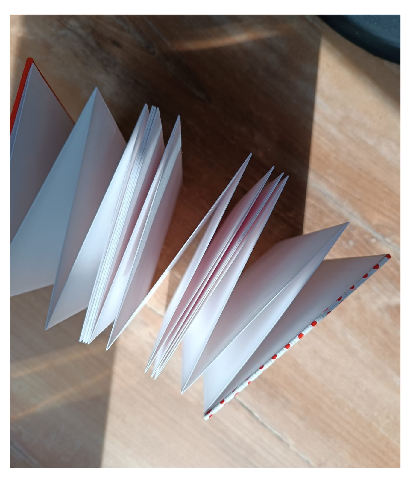 Yuzen Washi notebook red dot