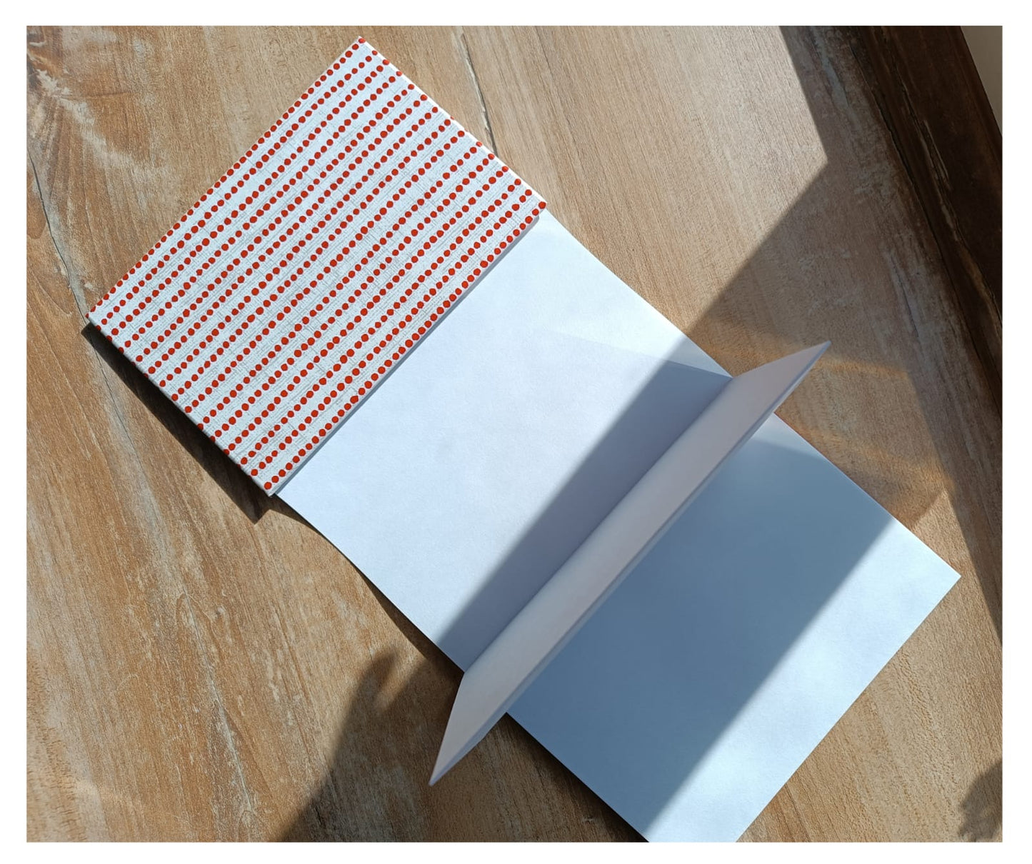 Yuzen Washi notebook red dot