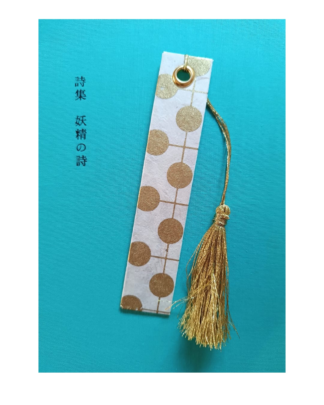 HANDMADE BOOKMARK LOKTA DOT WHITE