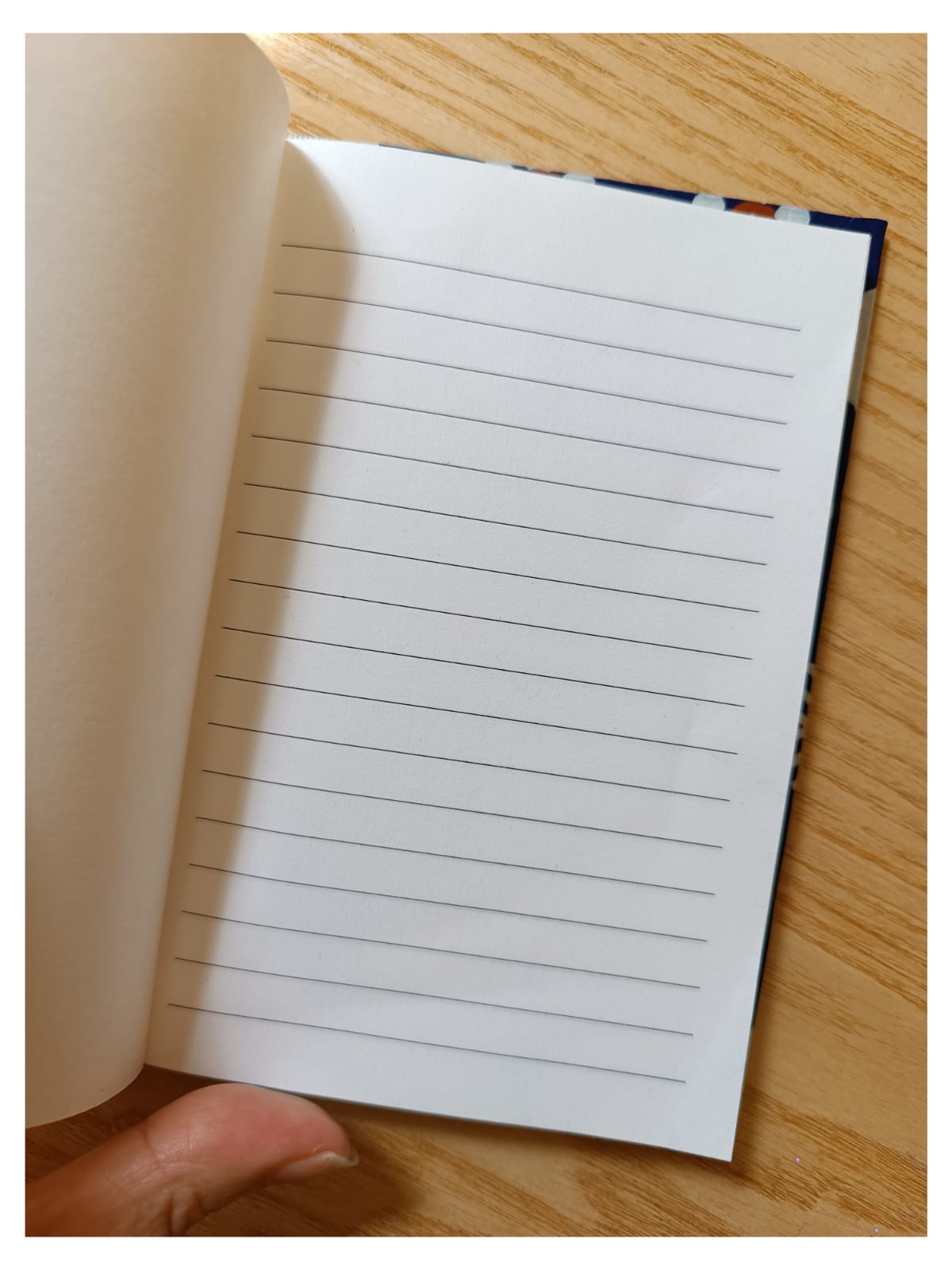 ANYUK  Handmade KATAZOME NOTE BOOK KIKAGAKU AO