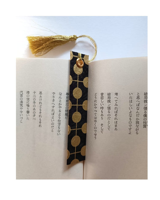 HANDMADE BOOKMARK LOKTA DOT BLACK
