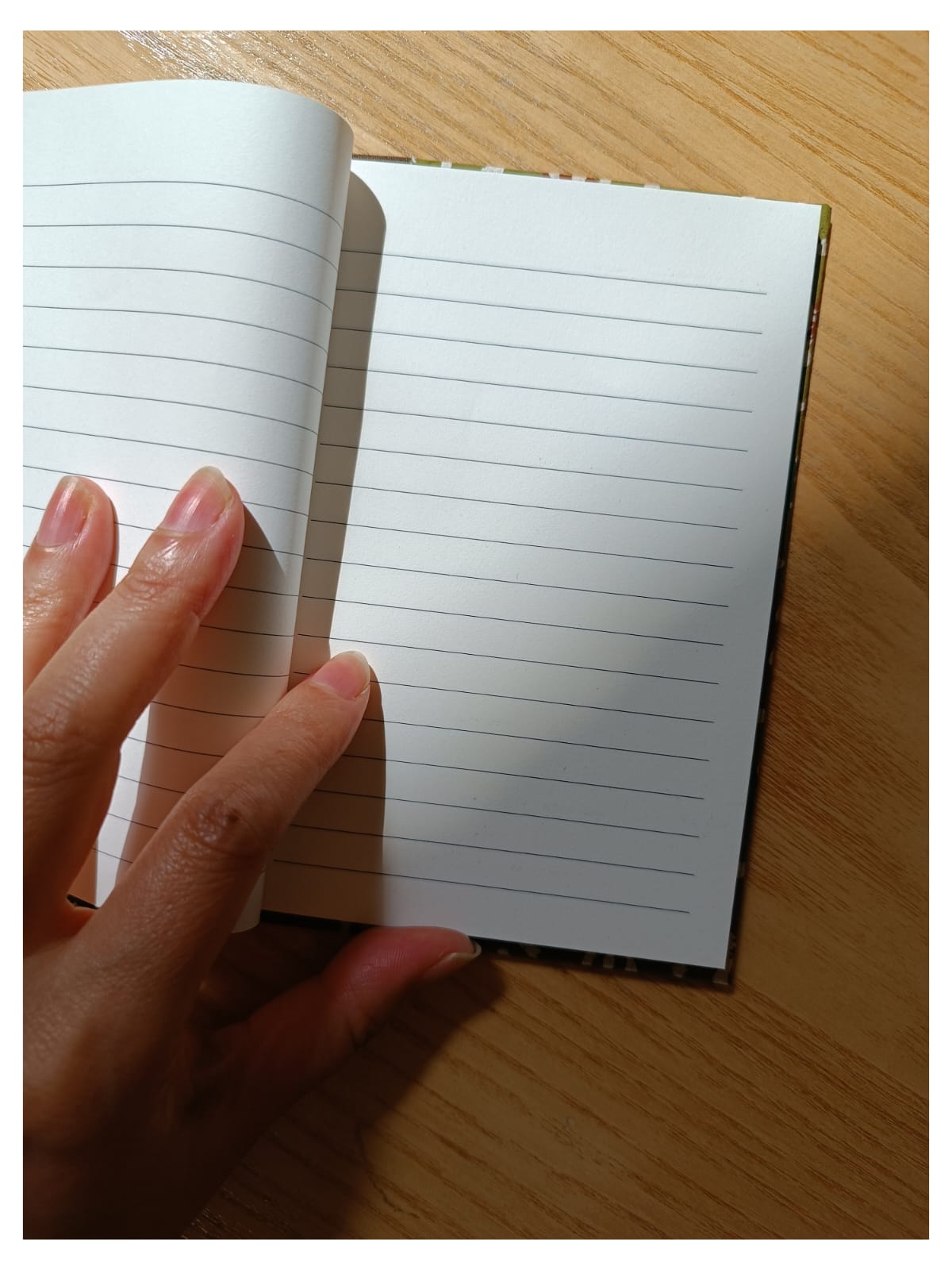 ANYUK  Handmade KATAZOME NOTE BOOK WAKABA